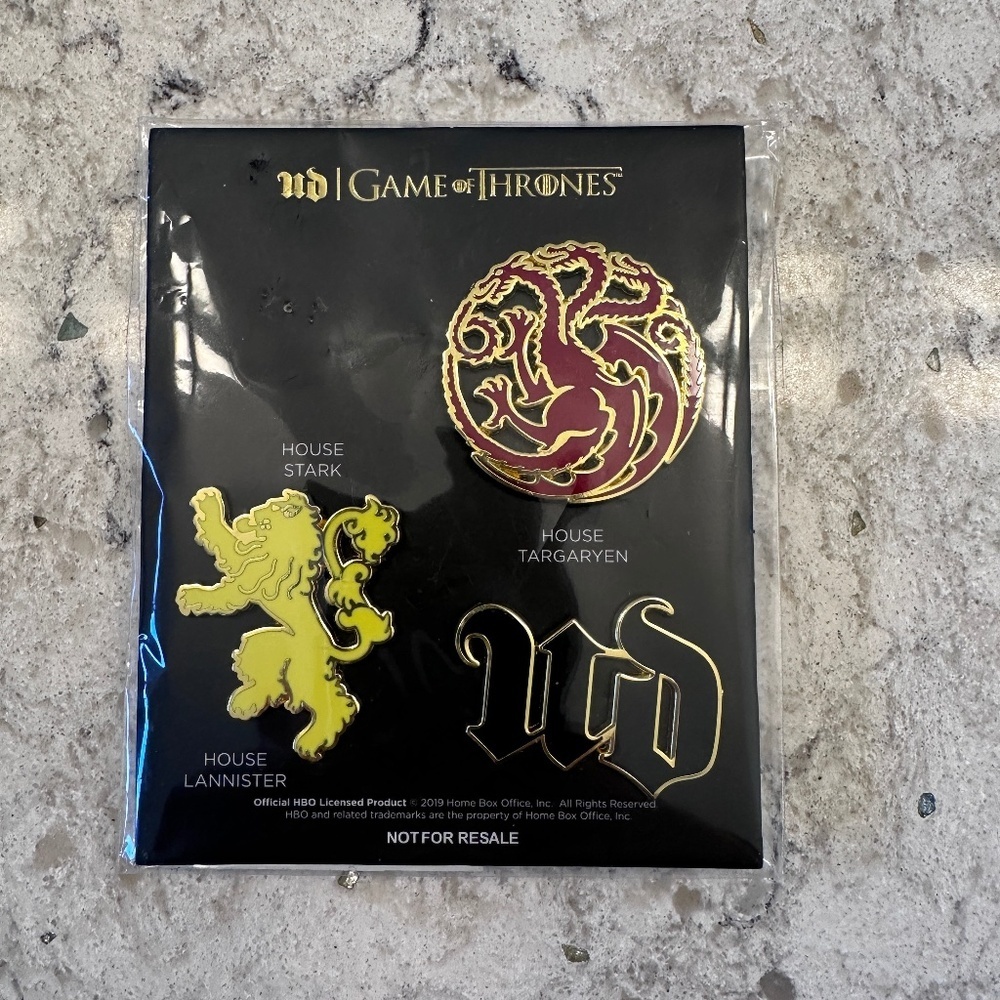 Games of Thrones Urban‎ Decay enamel pins